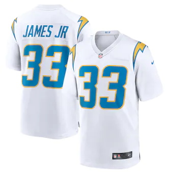 mens nike derwin james white los angeles chargers game jers